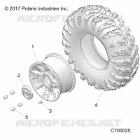 WHEELS, FRONT