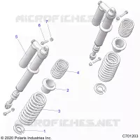SUSPENSION, REAR SHOCK MOUNTING