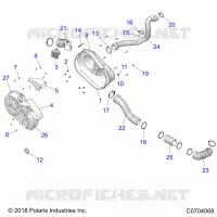 ANTRIEB, CLUTCH COVER AND DUCTING