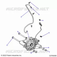 ANTRIEB, FRONT GEARCASE MOUNTING