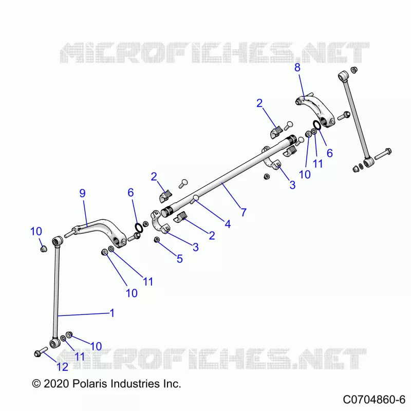 SUSPENSION, REAR STABILISATORSTANGE