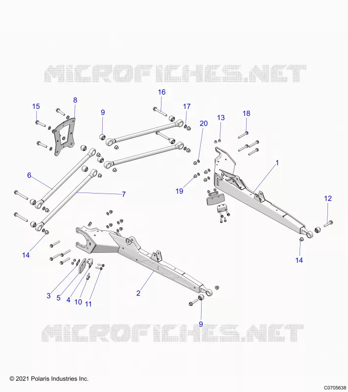 HINTERRADAUFHÃ„NGUNG CONTROL ARMS