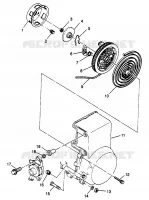 RÜCKZUG ANLASSER XLT TOURING 0973357 and EUROPEAN XLT TOURING E973357 (4937723772D001)