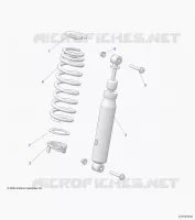 SUSPENSION, FRONT SHOCK MOUNTING