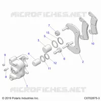 BRAKES, BREMSZANGE HINTEN