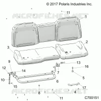 SITZ ASM. REAR
