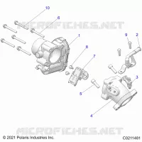 ENGINE, DROSSELKLAPPENGEHÃ„USE AND FUEL RAIL