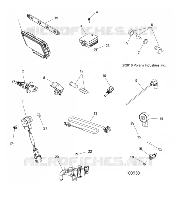 SWITCHES, SENSORS, ECU AND CONTROL MODULES