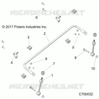 FRONT SUSPENSION STABILIZER BAR