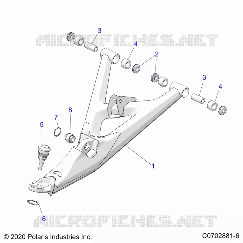 FRONT SUSPENSION CONTROL ARMS LOWER