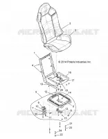 SITZ ASM. AND SLIDER
