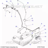 BODY, TREIBSTOFF LINES, EVAP
