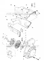 BLOWER HOUSING AND RÃŒCKZUG STARTER (4909530953020A)