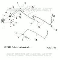 BRAKES, HINTERBREMSE LINES