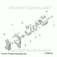 HINTERBREMSE CALIPER