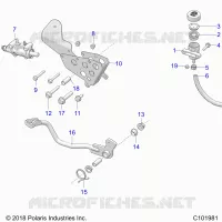 BRAKES, BRAKE PEDAL AND MASTER CYLINDER
