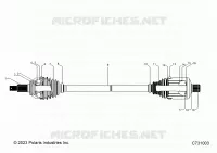 ANTRIEB, REAR HALF SHAFT