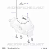 ANTRIEB, GEARCASE MOUNTING, FRONT