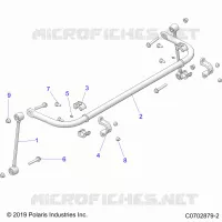 SUSPENSION, REAR STABILISATORSTANGE