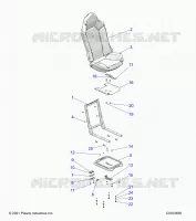 SITZ ASM. AND SLIDER