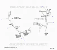 ELEKTRIC, WIRE HARNESS, HOOD, ELEC. START