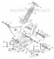 Schwingarm   SCHOCK  Scrambler 500 W97BC50A (4943074307C001)