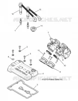 DROSSELKLAPPENGEHÃ„USE AND VALVE COVER