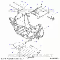 CHASSIS, MAIN FRAME AND SKID PLATES