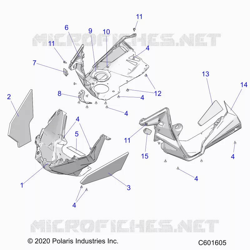 NOSEPAN ASM./FENDERS