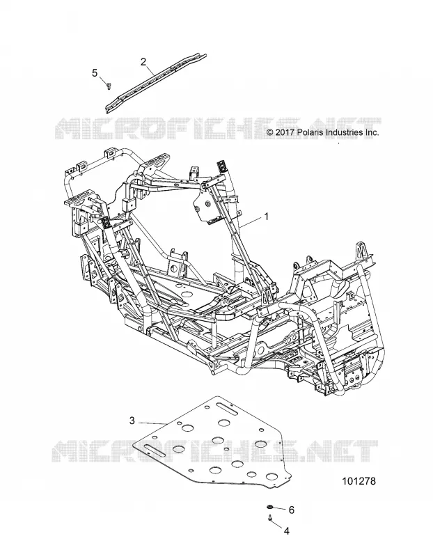 CHASSIS, MAIN FRAME AND SKID PLATE