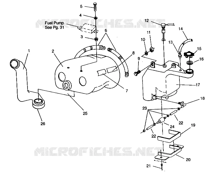 ÖLTANK / LUFTFILTERKASTEN  LITE GT E943133 (49273527350024)