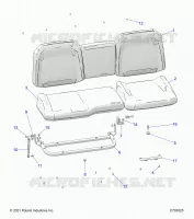 SITZ ASM. REAR