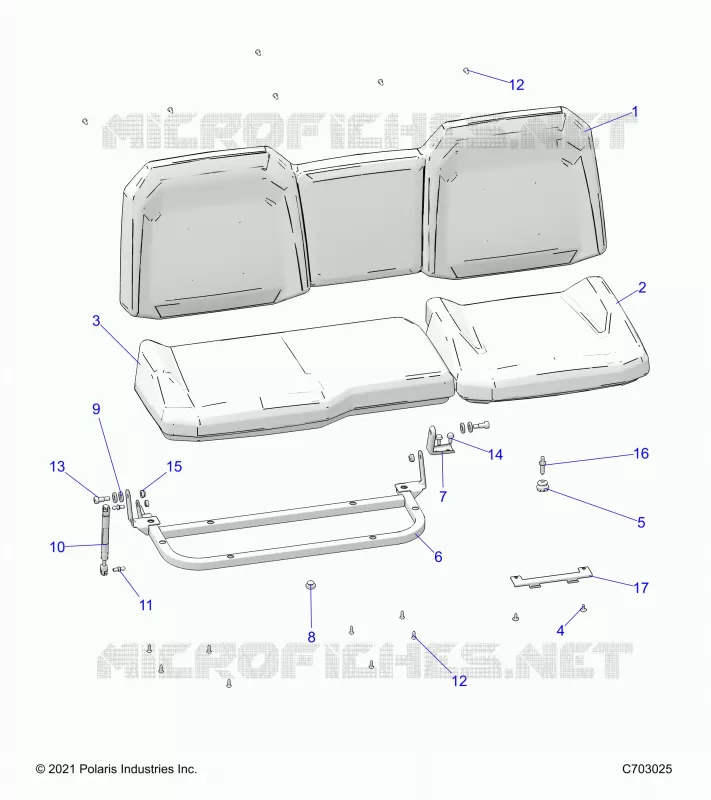 SITZ ASM. REAR