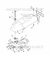 SITZ/GASBEHÄLTER ASSEMBLY 500 SP/500 SKS (4921262126003A)