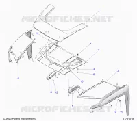 HAUBE AND FRONT FENDERS
