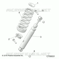 FRONT SUSPENSION SHOCK MOUNTING