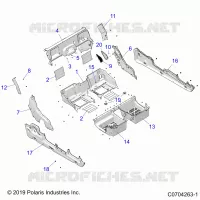KAROSSERIE HINTEN CLOSEOFF, FENDERS AND FLOOR
