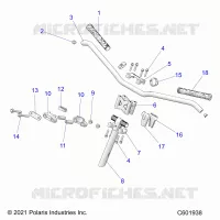 UPPER LENKEN &amp; HANDLEBAR ASM.