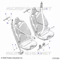 SITZ BELT MOUNTING, FRONT, STANDARD
