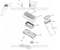 AIR VENT SLT 700 B964166 AND  INTL. SLT 700 I964166 (4933923392B006)