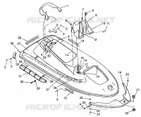 HULL   BODY SLX 780 B964287 and Intl. SLX 780 I964287 (4937443744A005)