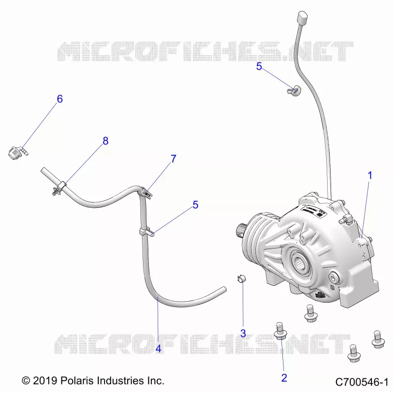 ANTRIEB, FRONT GEARCASE MOUNTING
