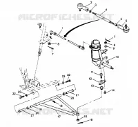 Querlenker Vorderachse   Lenkung ZUGANKERN Sport 400L W958540 (4930133013B007)