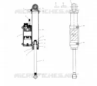 SCHOCK and RESERVOIR (REAR TRACK)(EDGE)