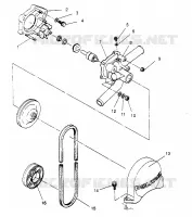 WASSERPUMPE RXL TOURING 0950869 (4928982898C013)