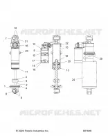 SUSPENSION, FRONT SHOCK TRACK