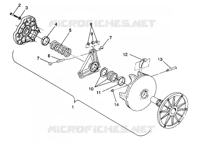 ANTRIEBSKUPPLUNG ASSEMBLY TRAIL DELUXE/0930243 (4923222322026A)