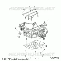CHASSIS, MAIN FRAME AND SKID PLATES