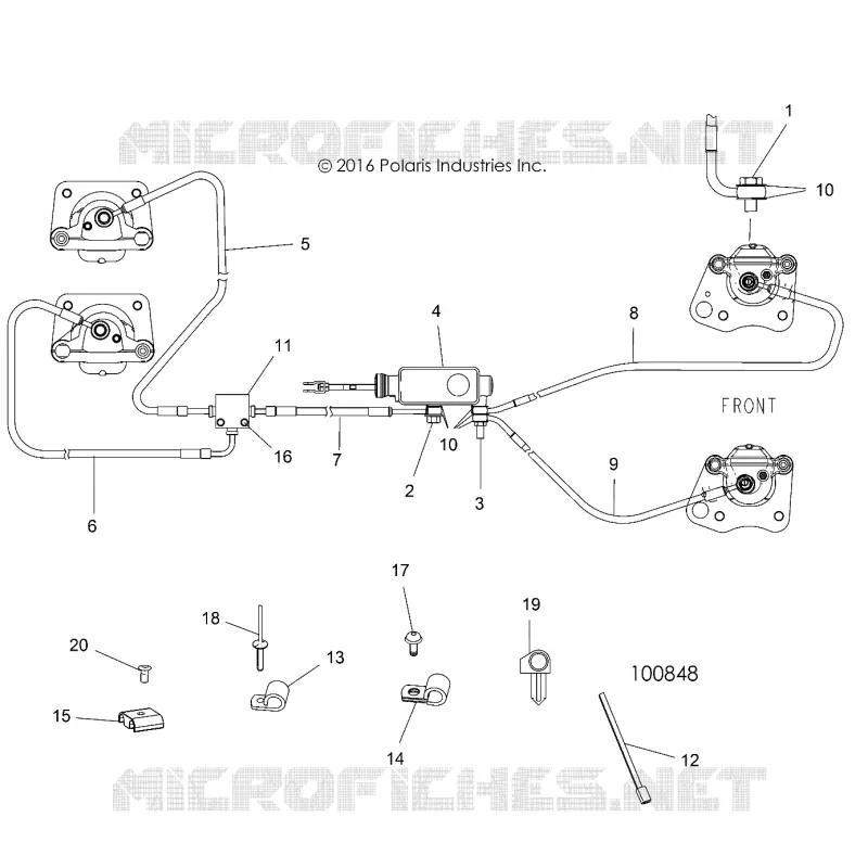 BRAKE LINES AND MASTER CYLINDER