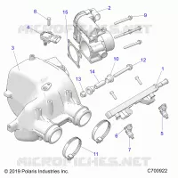 ENGINE, LUFTEINLASS MANIFOLD